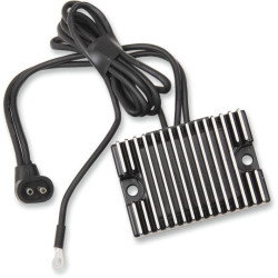 PartzBiz HD DS21121062 - Drag Premium Solid State Black Voltage Regulator Harley 89-99 EVO Repl 74519-88 | 2112-1062