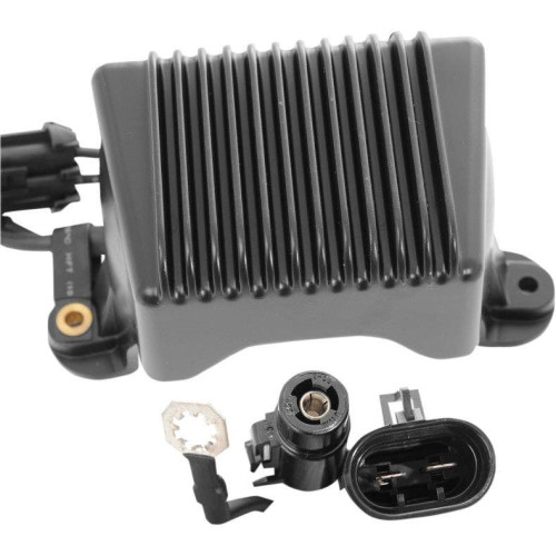 PartzBiz HD: 4417772-Drag Premium Solid State Black Voltage Regulator Harley FLH 04-05 Repl 74505-04 | 2112-1036