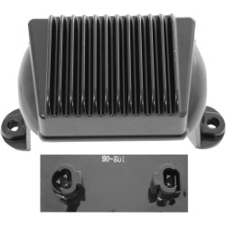 PartzBiz HD DS21121038 - Drag Premium Solid State Black Voltage Regulator Harley FLH 06-08 Repl 74505-06 | 2112-1038