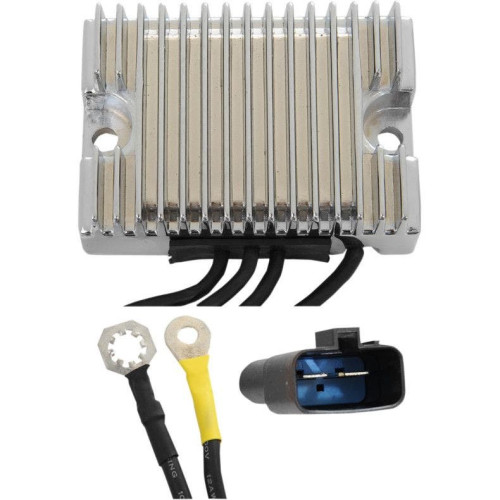 PartzBiz HD: 4417776-Drag Premium Solid State Chrome Voltage Regulator Harley 00-03 Dyna 74518-99A | 2112-1051