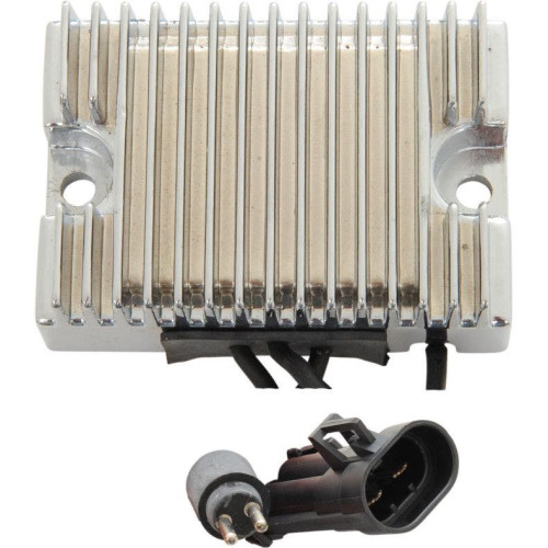 PartzBiz HD: 4417779-Drag Premium Solid State Chrome Voltage Regulator Harley 04-06 XL Repl 74523-04 | 2112-1059