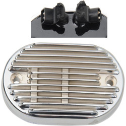 PartzBiz HD DS21121031 - Drag Premium Solid State Chrome Voltage Regulator Harley 11-17 Softail 74540-11 | 2112-1031