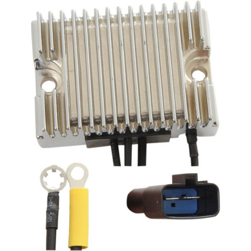PartzBiz HD: 4417786-Drag Premium Solid State Chrome Voltage Regulator Harley 2000 Softail 74512-00 | 2112-1053