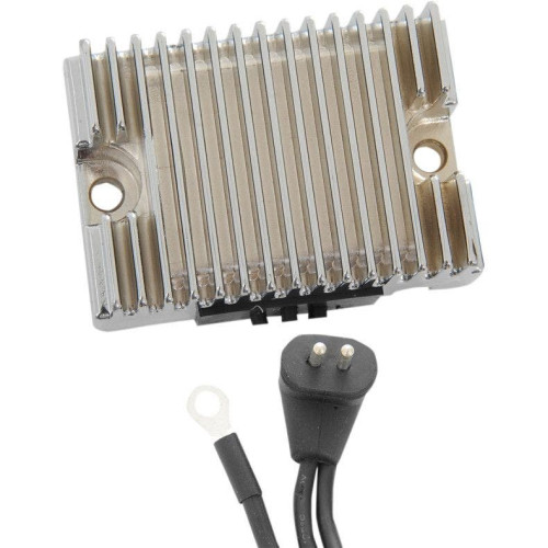 PartzBiz HD: 4417787-Drag Premium Solid State Chrome Voltage Regulator Harley 84-88 EVO Repl 74513-82 | 2112-1071