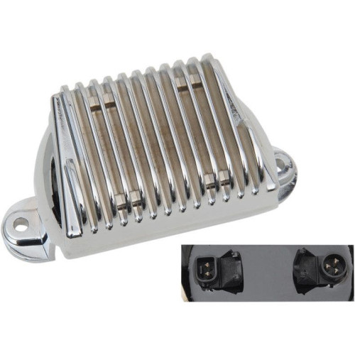 PartzBiz HD: 4417753-Drag Premium Solid State Chrome Voltage Regulator Harley FLH 09-16 Repl 74505-09 | 2112-1047