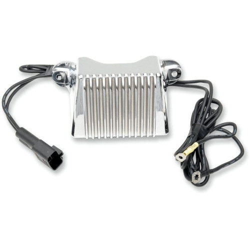 PartzBiz HD: 4417754-Drag Premium Solid State Chrome Voltage Regulator Harley FLH 97-01 Repl 74505-97 | 2112-1033