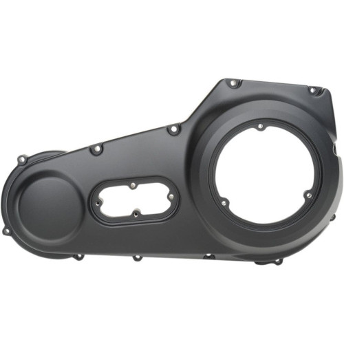 PartzBiz HD: 4417726-Drag Satin Black Outer Primary Cover 8 Hole Harley ST Twin Cam FXD FLS FXS 95-98 1107-0360 11070360 transmission replacement OE old school chopper 