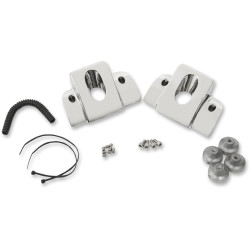 PartzBiz HD DS09401317 - Drag Smooth Chrome Spark Plug Head Bolt Covers Harley Twin Cam 99-15 0940-1317 | 0940-1317