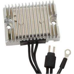 PartzBiz HD DS21121069 - Drag Solid State Chrome Voltage Regulator Harley 86-90 Sportster XL 74523-84A | 2112-1069