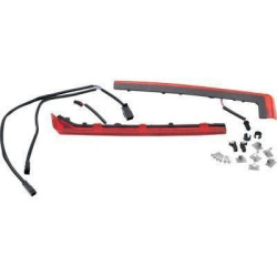 PartzBiz HD DS20400346 - Drag Specialites Red LED Tour-Pak Accent Side Panel Lights 06-13 Harley Touring Bagger Dresser FLH FLT 2040-0346 20400346