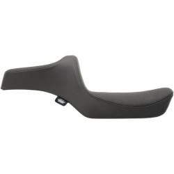 PartzBiz HD DS08040731 - Drag Specialties 0804-0731 Black Predator 3 Smooth Finish Motorcycle Seat 82-03 Harley-Davidson Sportster XL custom chopper bike upgrade replacement wide soft Classic 1200 883 saddle 08040731