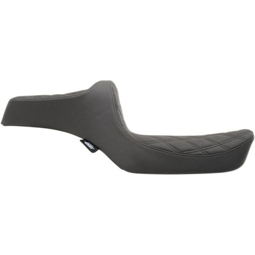PartzBiz HD: 4417681-Drag Specialties 0804-0732 Black Predator 3 Double Diamond Motorcycle Seat 82-03 Harley-Davidson Sportster XL custom chopper bike upgrade replacement wide soft Classic 1200 883 saddle 08040732