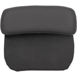 PartzBiz HD DS08220389 - Drag Specialties 0822-0389 Black Chopped Tour-Pak Motorcycle Backrest Pad Universal Custom Harley-Davidson Touring Seat Saddle Back Rest