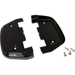 PartzBiz HD DS16211000 - Drag Specialties 1621-1000 Black Passenger Floorboard Covers Harley FL 89-20