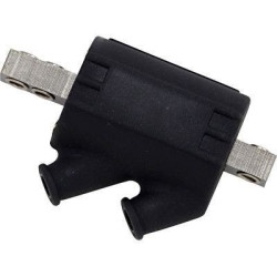 PartzBiz HD DS21020418 - Drag Specialties 2102-0418 Dual Output Ignition Coil 12 Volt 3 Ohm 21020418 best buy for fat bob boy slim deluxe heritage davidson miwaukee eight single fire dual plug
