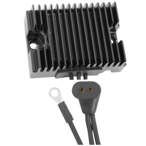 PartzBiz HD: 4417605-Drag Specialties 2112-0781 Solid State Regulator Black Harley Big Twin 76-80