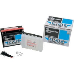 PartzBiz HD DS21130212 - Drag Specialties AGM Battery for Harley 84-96 FLH FLT Models | DTX24HL-BS