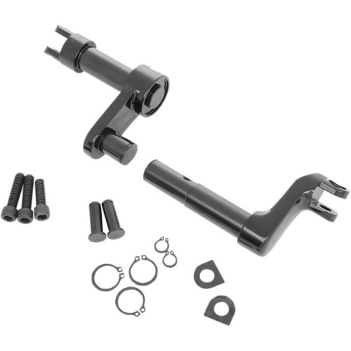 PartzBiz HD: 4417594-Drag Specialties Black 2" Extended Length Forward Control Kit Harley Sportster XL 1200 1622-0477