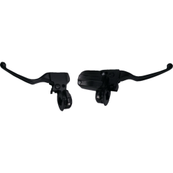 PartzBiz HD DS06102250 - Drag Specialties Black Brake Clutch Control Kit 4 Harley 21-23 FLHT/FLHX/FLHR | 