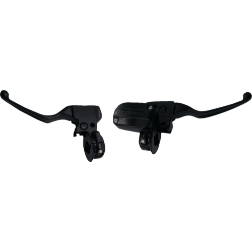 PartzBiz HD: 4417568-Drag Specialties Black Brake Clutch Control Kit 4 Harley 21-23 FLHT/FLHX/FLHR | 