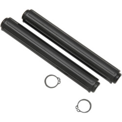 PartzBiz HD DS06590016 - Drag Specialties Black Clutch Cable Adjuster Cover 86-16 Harley FXST FXD FXR XL | 0659-0016