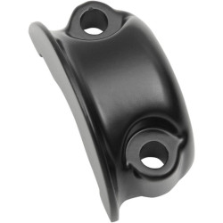 PartzBiz HD DS06150274 - Drag Specialties Black Clutch or Brake Control Clamp Halves for Harley 08-15 | Drag Specialties