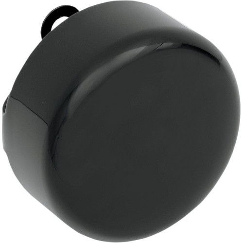 PartzBiz HD: 4417578-Drag Specialties Gloss Black Custom Round Horn for Harley V-Twin Models | 2107-0044