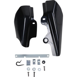PartzBiz HD DS05040323 - Drag Specialties Black Frame Mounted Engine Heat Deflectors 01-08 Harley Touring 58022-07A 0504-0323 PartzBiz HD DS05040323 - Drag Specialties Black Frame Mounted Engine Heat Deflectors 01-08 Harley Touring 58022-07A 0504-0323
