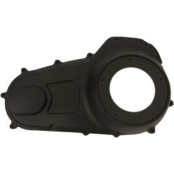 PartzBiz HD DS11070537 - Drag Specialties Black Outer Primary Cover Narrow Profile Harley FLH/T 08-16