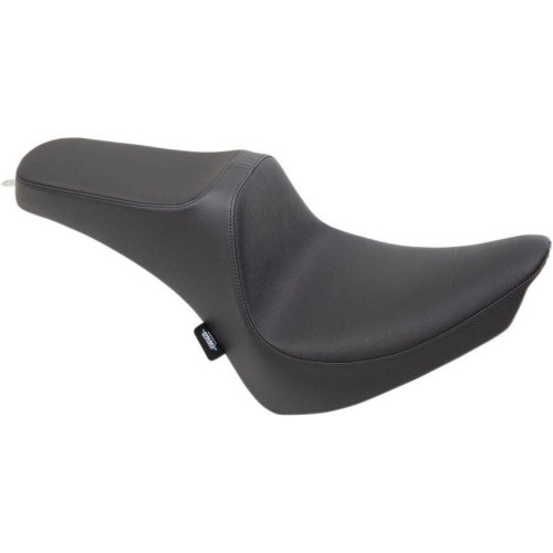 PartzBiz HD: 4417521-Drag Specialties Black Predator III Smooth 2-Up Seat Harley Softail FL FX 00-17