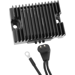 PartzBiz HD DS21120782 - Drag Solid State Black Voltage Regulator Harley 84-88 Evo Big Twin Rep 74513-82 | 2112-0782