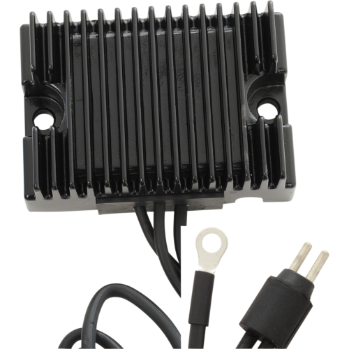 PartzBiz HD: 4417500-Drag Solid State Black Voltage Regulator Harley 92-93 Sportster XL Rep 74523-92 | 2112-0827