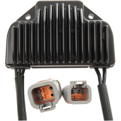 PartzBiz HD DS21120800 - Drag Solid State Black Voltage Regulator Harley 06-07 Dyna FXD/WG Repl 74631-06 | 2112-0800
