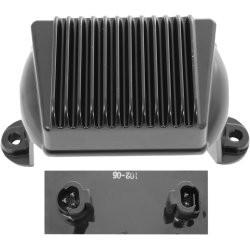 PartzBiz HD DS21120792 - Drag Solid State Black Voltage Regulator Harley Touring 06-08 Repl 74505-06 | 2112-0792