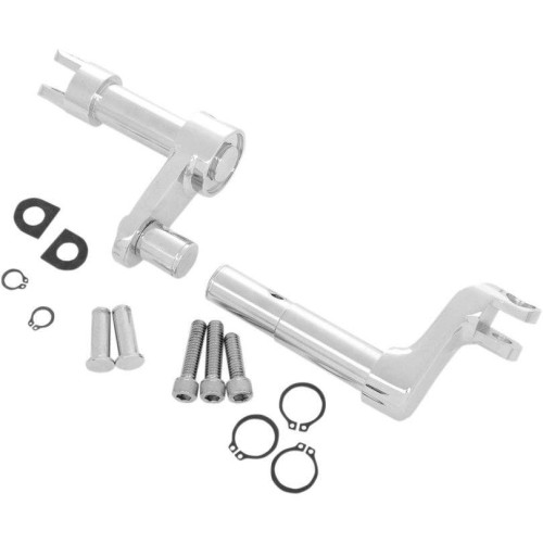 PartzBiz HD: 4417495-Drag Specialties Chrome 2" Extended Length Forward Control Kit Harley Sportster XL 1200 1622-0476