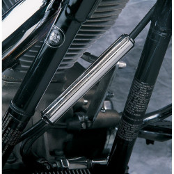 PartzBiz HD DSDS390448 - Drag Specialties Chrome Clutch Cable Adjuster Cover 86-16 Harley FXST FXD FXR XL | DS-390448