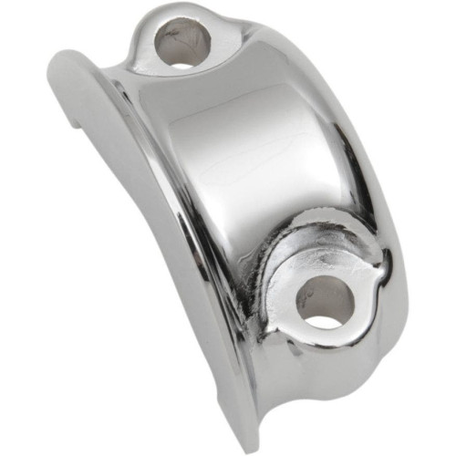 PartzBiz HD: 4417436-Drag Specialties Chrome Clutch or Brake Control Clamp Halves for Harley 08-15 | Drag Specialties