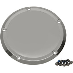 PartzBiz HD DS11070489 - Drag Specialties Chrome Die Cast Domed Derby Cover 16-18 Harley FLHT/FLHX/FLTRS | 1107-0489 11070489