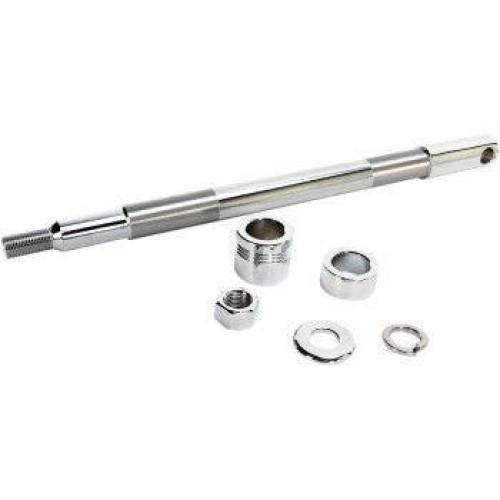 PartzBiz HD: 4417415-Drag Specialties Chrome Front Axle Hardware Kit Harley 00-06 FLST Softail