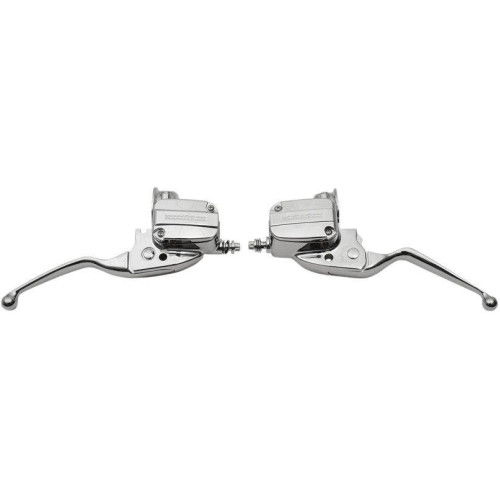 PartzBiz HD: 4417424-Drag Specialties Chrome Hydraulic Brake Clutch Handlebar Control Kit Harley 14- | 0610-0798