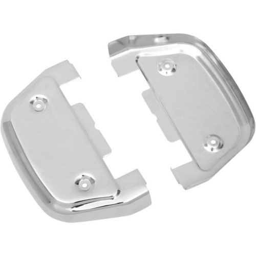 PartzBiz HD: 4417396-Drag Specialties Chrome Passenger Floorboard Covers for Harley FL/T FLST Models - 1621-0123