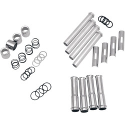 PartzBiz HD DS09280016 - Drag Specialties Chrome Pushrod Tube Cover Kit For Harley Twin Cam 99-16