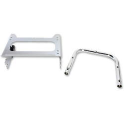 PartzBiz HD DS15100240 - Drag Specialties Chrome Quick Detach Tour Pak Box Mount for Harley 97-08 FLH/T | 1510-0240 PartzBiz HD DS15100240 - Drag Specialties Chrome Quick Detach Tour Pak Box Mount for Harley 97-08 FLH/T | 1510-0240