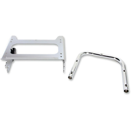PartzBiz HD: 4417405-Drag Specialties Chrome Quick Detach Tour Pak Box Mount for Harley 97-08 FLH/T | 1510-0240
