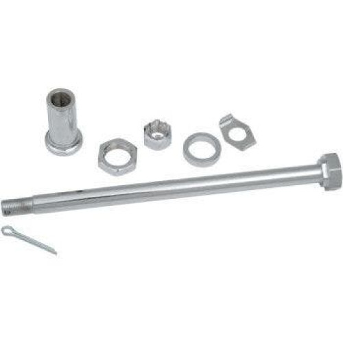 PartzBiz HD: 4417407-Drag Specialties Chrome Rear Axle Kit Harley Big Twin FLH 67-72 0214-0580
