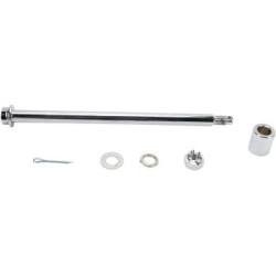 PartzBiz HD DSDS223050 - Drag Specialties Chrome Rear Axle Kit Harley Davidson Dyna FXD 91-99 DS-223050