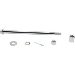 PartzBiz HD DSDS223045 - Drag Specialties Chrome Rear Axle Kit Harley Davidson FXR 82-94 DS-223045