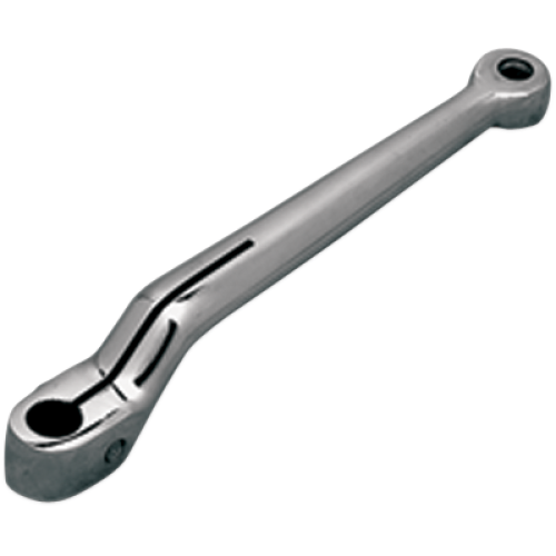 PartzBiz HD: 4417368-Drag Chrome Heel & Toe Shift Lever for Harley Softail FLST Touring 86-06 | DS-530612 Repl OEM 33895-82/82B