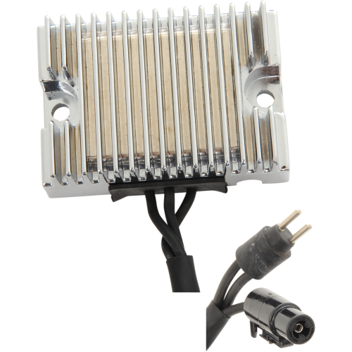 PartzBiz HD: 4417339-Drag Solid State Chrome Voltage Regulator Harley 94-03 Sportster XL Rep 74523-94 | 2112-0818