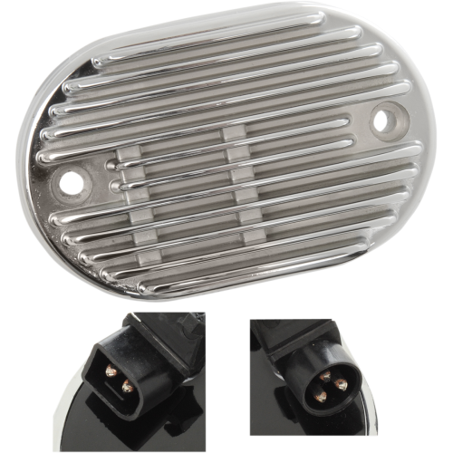 PartzBiz HD: 4417341-Drag Solid State Chrome Voltage Regulator Harley 11-15 Softail Repl 74540-11 | 2112-0806